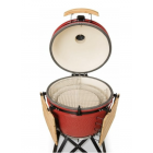 Grill ceramiczny Kamado Bono LIMITED Czerwony